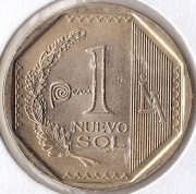 PERU 1 nowy sol 2012, KM# 366, AU