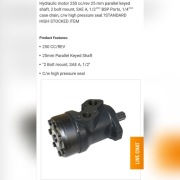 Silnik hydrauliczny orbitalny NOWE