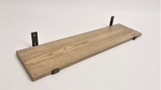 Półka jesionowa - lite drewno 80 cm 
