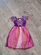 Przebranie, strój, sukienka Roszpunka - rozm 122/128 (130)