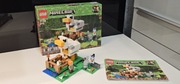 LEGO MINECRAFT 21140 kurnik + pudełko