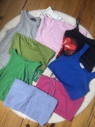 zestaw topów w rozmiarach M/L