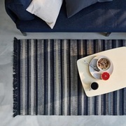 IKEA RAVAROR dywan chodnik 100% wełna pasy