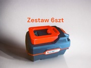 Uchwyt wieszak na akumulator Parkside X20V zestaw 6szt