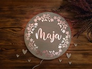 Lampka nocna dla dzieci - Wianek/personalizowana 