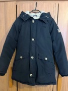 Granatowa parka zimowa Svea Small ( S ) Krótka Damska 