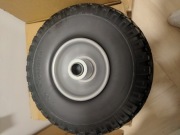 Zestaw dwóch kół do wózka transportowego lub taczki rozmiar 3.00-4 oś 20mm