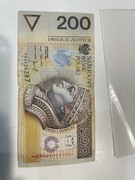 200 zł seria YB 6924387 z 24 marca 1994 roku 