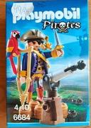 Playmobil Pirates 6684 Kapitan Piratów NOWY UNIKAT 