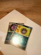 Karty pokemon Koffing 091/159 reverse holo i zwykły phantasmal flames