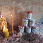 Peeling energetyczny ziołowy naturalny solny lawenda