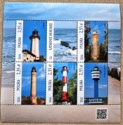 Fi 4619 - 4623 Blok 276 ** Latarnie Morskie