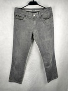Armani Collezioni Męskie Szare Jeansy Roz. 32 Slim