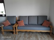 Komplet mebli drewnianych/dębowych/ogrodowych