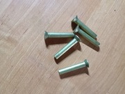 Nity z łbem stożkowym mosiężne 6 x 35mm 20 sztuk