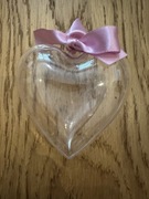 Serce pudełeczko plastikowe 8cm