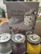 Biała masa modelarska do ciast plus barwniki