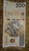 Radar, banknot 200 zł. seria BB6662633