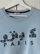 Błękitna bluza Kenzo Paris z napisem po arabsku L