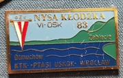 Odznaka PTTK PZK Nysa Kłodzka 1983 Otmuchów