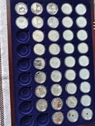 19 szt. srebrnych 10 zł. z lat  2004- 2009