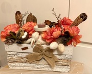 Piękny stroik wielkanocny.