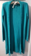 Sweter kardigan Per Una turkus