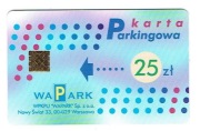 Karta parkingowa 25zł - WAPARL - CHIP