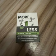 MORE or LESS - Science & Nature Edition - Gra karciana z ciekawostkami