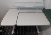 Biurko dla dzieci ergonom. regulacja wysokości+półka+ergonom. krzesło.