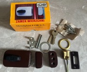 Zamek wierzchni LOB bębenkowy zasuwkowy 50 mm