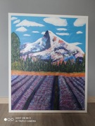 Obraz "Lawendowe Wzgórze " 80x100