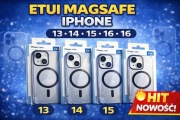 Etui MagSafe iPhone 16 - 15 - 14 - 13 przezroczyste, NOWE 