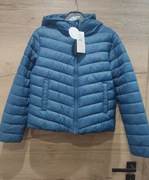 Kurtka przejściowa puchowa z kapturem 4F rozmiar 158