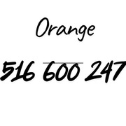 Starter Orange 516 600 247 numer całodobowy prosty łatwy złoty ciekawy