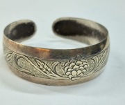 Srebrna bransoletka Bangle Prl