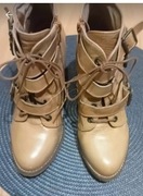 Botki skórzane, damskie 