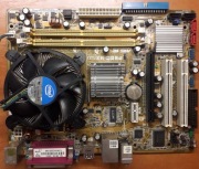 Płyta główna ASUS P5GC-MX/1333 s775 komplet retro