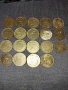 Zestaw 19 monet 5zł z lat 80 tych