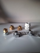 Elementy hydrauliczne mosiężne redukcja 1/2 na 3/4 i inne