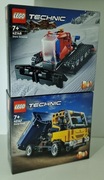Zestaw Lego Technic Ratrak oraz Wywrotka i koparka
