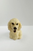Figurka piesek mały szczeniak biały 