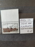 3295** 1993 r. - 750 lat praw miejskich Szczecina, Szczecin, pustopole
