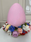 Jajo jajko gigant z ozdobnym wiankiem 