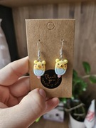 Kolczyki lody lody na patyku misie 