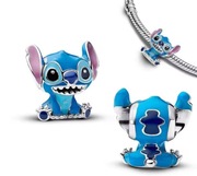 SREBRNY Nowy Charms do bransoletki modułowej - Stich