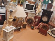 stare przedmioty zegar lampa tanio