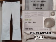 spodnie NEW LOOK BOOTCUT EU 48 W42 L31 pas 106 108 110 112 114 116 NOWE