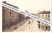 POZNAŃ POSEN Ulica Głogowska Wieża Górnośląska tramwaj ciekawy stempel 1942