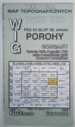 Mapy WIG - POROHY Gorgany i RACHÓW Świdowiec 1:100000